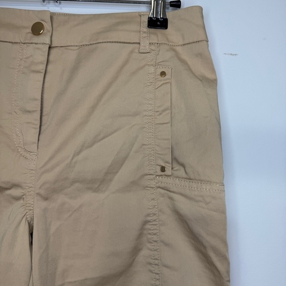 Chico’s Bermuda Shorts Size 00 (US 0/XS) Khaki Stretch Utility Casual - Picture 3 of 15